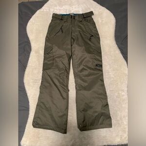 Ride Snowboards MFG Mens Gray‎ Polyester Pants Size Small
